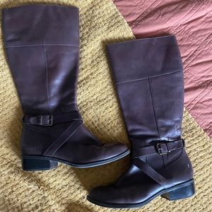 Brown leather Ralph Lauren boots